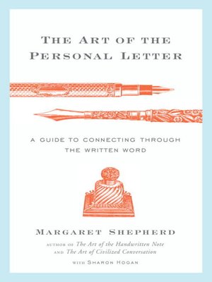 cover image of The Art of the Personal Letter